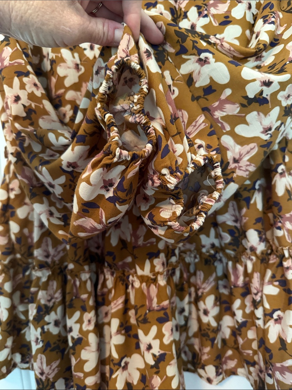 Trending Boho Floral Top M - Picture 5 of 9